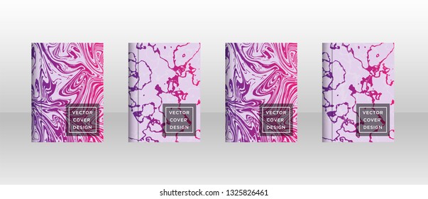 Mixture of acrylic paints. Liquid marble texture. Fluid art. Applicable for design cover, presentation, invitation, flyer, annual report, poster and business card, desing packaging - Vector