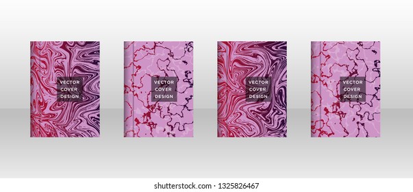 Mixture of acrylic paints. Liquid marble texture. Fluid art. Applicable for design cover, presentation, invitation, flyer, annual report, poster and business card, desing packaging - Vector