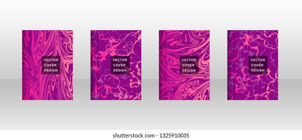 Mixture of acrylic paints. Liquid marble texture. Fluid art. Applicable for design cover, presentation, invitation, flyer, annual report, poster and business card, desing packaging - Vector