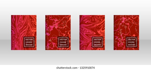 Mixture of acrylic paints. Liquid marble texture. Fluid art. Applicable for design cover, presentation, invitation, flyer, annual report, poster and business card, desing packaging - Vector