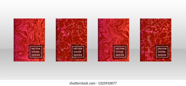 Mixture of acrylic paints. Liquid marble texture. Fluid art. Applicable for design cover, presentation, invitation, flyer, annual report, poster and business card, desing packaging - Vector