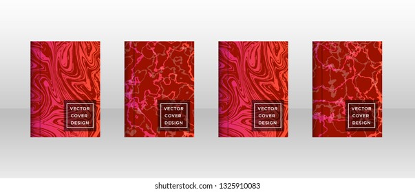 Mixture of acrylic paints. Liquid marble texture. Fluid art. Applicable for design cover, presentation, invitation, flyer, annual report, poster and business card, desing packaging - Vector