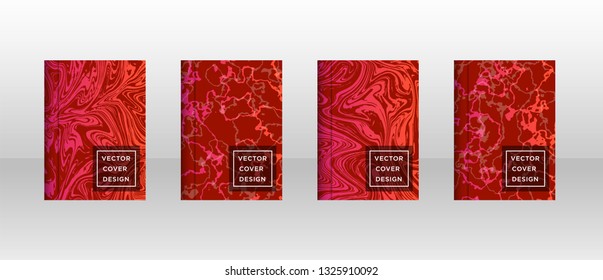Mixture of acrylic paints. Liquid marble texture. Fluid art. Applicable for design cover, presentation, invitation, flyer, annual report, poster and business card, desing packaging - Vector