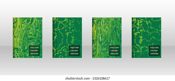 Mixture of acrylic paints. Liquid marble texture. Fluid art. Applicable for design cover, presentation, invitation, flyer, annual report, poster and business card, desing packaging - Vector