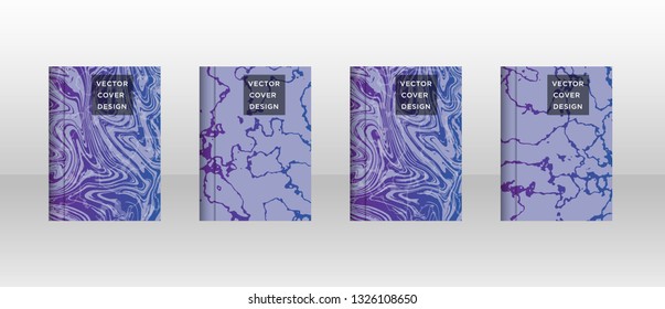 Mixture of acrylic paints. Liquid marble texture. Fluid art. Applicable for design cover, presentation, invitation, flyer, annual report, poster and business card, desing packaging - Vector