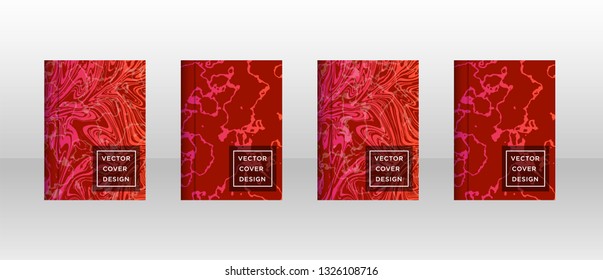 Mixture of acrylic paints. Liquid marble texture. Fluid art. Applicable for design cover, presentation, invitation, flyer, annual report, poster and business card, desing packaging - Vector