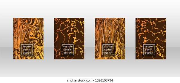 Mixture of acrylic paints. Liquid marble texture. Fluid art. Applicable for design cover, presentation, invitation, flyer, annual report, poster and business card, desing packaging - Vector