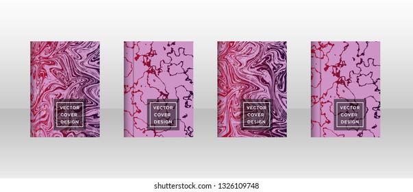 Mixture of acrylic paints. Liquid marble texture. Fluid art. Applicable for design cover, presentation, invitation, flyer, annual report, poster and business card, desing packaging - Vector