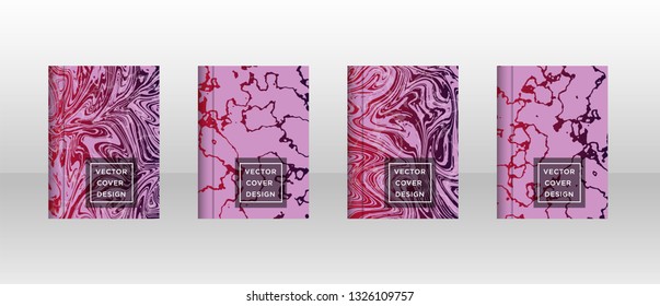Mixture of acrylic paints. Liquid marble texture. Fluid art. Applicable for design cover, presentation, invitation, flyer, annual report, poster and business card, desing packaging - Vector