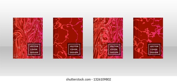 Mixture of acrylic paints. Liquid marble texture. Fluid art. Applicable for design cover, presentation, invitation, flyer, annual report, poster and business card, desing packaging - Vector