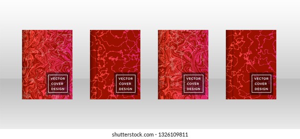 Mixture of acrylic paints. Liquid marble texture. Fluid art. Applicable for design cover, presentation, invitation, flyer, annual report, poster and business card, desing packaging - Vector