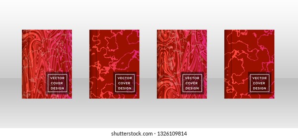 Mixture of acrylic paints. Liquid marble texture. Fluid art. Applicable for design cover, presentation, invitation, flyer, annual report, poster and business card, desing packaging - Vector