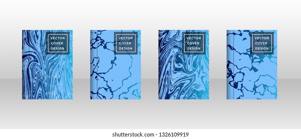 Mixture of acrylic paints. Liquid marble texture. Fluid art. Applicable for design cover, presentation, invitation, flyer, annual report, poster and business card, desing packaging - Vector