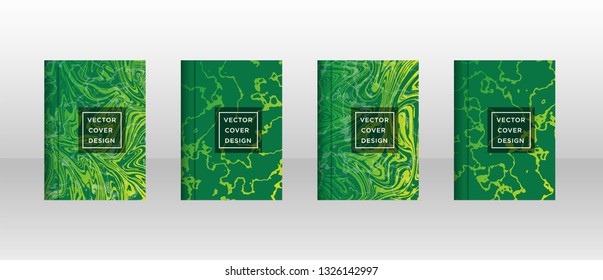 Mixture of acrylic paints. Liquid marble texture. Fluid art. Applicable for design cover, presentation, invitation, flyer, annual report, poster and business card, desing packaging - Vector