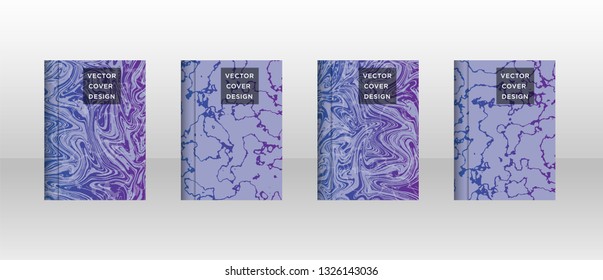 Mixture of acrylic paints. Liquid marble texture. Fluid art. Applicable for design cover, presentation, invitation, flyer, annual report, poster and business card, desing packaging - Vector