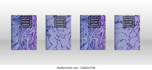 Mixture of acrylic paints. Liquid marble texture. Fluid art. Applicable for design cover, presentation, invitation, flyer, annual report, poster and business card, desing packaging - Vector