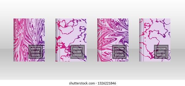 Mixture of acrylic paints. Liquid marble texture. Fluid art. Applicable for design cover, presentation, invitation, flyer, annual report, poster and business card, desing packaging - Vector
