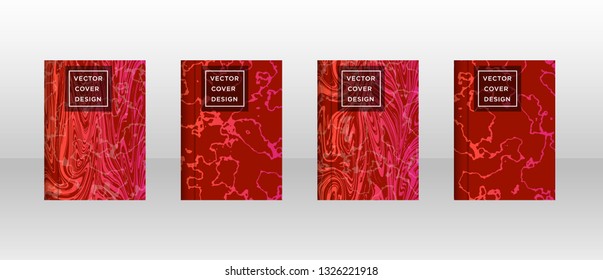 Mixture of acrylic paints. Liquid marble texture. Fluid art. Applicable for design cover, presentation, invitation, flyer, annual report, poster and business card, desing packaging - Vector