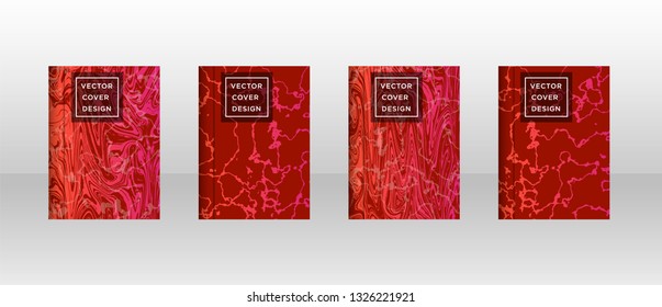 Mixture of acrylic paints. Liquid marble texture. Fluid art. Applicable for design cover, presentation, invitation, flyer, annual report, poster and business card, desing packaging - Vector