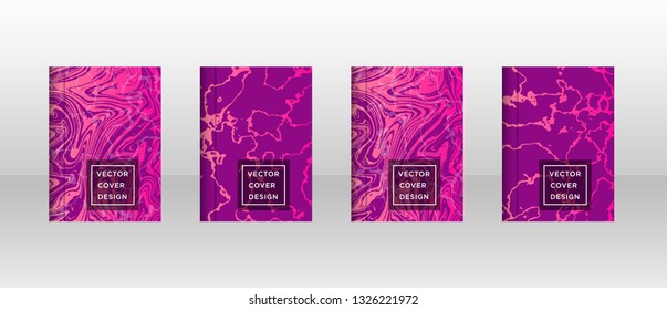 Mixture of acrylic paints. Liquid marble texture. Fluid art. Applicable for design cover, presentation, invitation, flyer, annual report, poster and business card, desing packaging - Vector