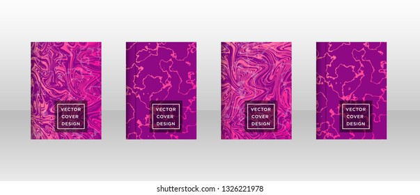 Mixture of acrylic paints. Liquid marble texture. Fluid art. Applicable for design cover, presentation, invitation, flyer, annual report, poster and business card, desing packaging - Vector