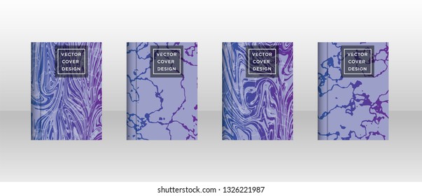 Mixture of acrylic paints. Liquid marble texture. Fluid art. Applicable for design cover, presentation, invitation, flyer, annual report, poster and business card, desing packaging - Vector
