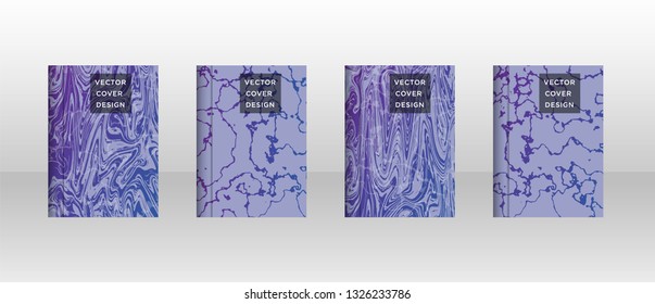 Mixture of acrylic paints. Liquid marble texture. Fluid art. Applicable for design cover, presentation, invitation, flyer, annual report, poster and business card, desing packaging - Vector