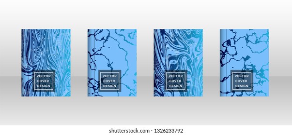 Mixture of acrylic paints. Liquid marble texture. Fluid art. Applicable for design cover, presentation, invitation, flyer, annual report, poster and business card, desing packaging - Vector