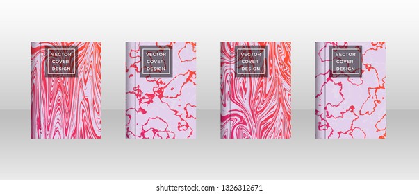 Mixture of acrylic paints. Liquid marble texture. Fluid art. Applicable for design cover, presentation, invitation, flyer, annual report, poster and business card, desing packaging - Vector