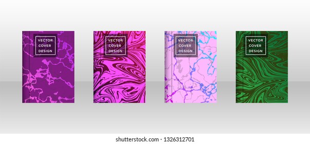 Mixture of acrylic paints. Liquid marble texture. Fluid art. Applicable for design cover, presentation, invitation, flyer, annual report, poster and business card, desing packaging - Vector