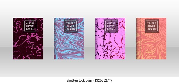 Mixture of acrylic paints. Liquid marble texture. Fluid art. Applicable for design cover, presentation, invitation, flyer, annual report, poster and business card, desing packaging - Vector
