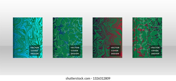 Mixture of acrylic paints. Liquid marble texture. Fluid art. Applicable for design cover, presentation, invitation, flyer, annual report, poster and business card, desing packaging - Vector