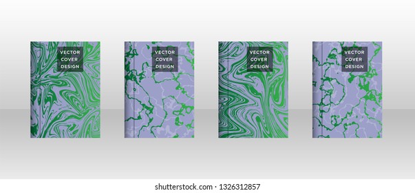 Mixture of acrylic paints. Liquid marble texture. Fluid art. Applicable for design cover, presentation, invitation, flyer, annual report, poster and business card, desing packaging - Vector