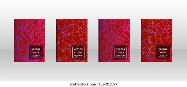 Mixture of acrylic paints. Liquid marble texture. Fluid art. Applicable for design cover, presentation, invitation, flyer, annual report, poster and business card, desing packaging - Vector