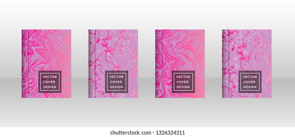 Mixture of acrylic paints. Liquid marble texture. Fluid art. Applicable for design cover, presentation, invitation, flyer, annual report, poster and business card, desing packaging - Vector