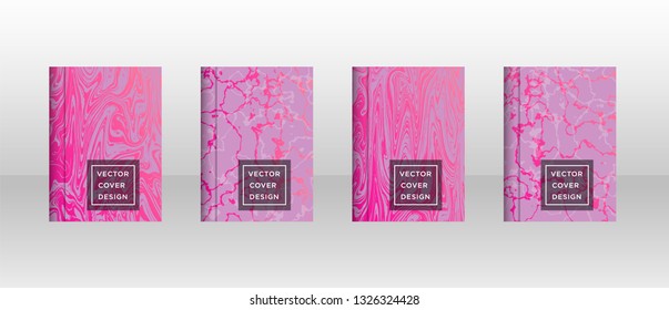 Mixture of acrylic paints. Liquid marble texture. Fluid art. Applicable for design cover, presentation, invitation, flyer, annual report, poster and business card, desing packaging - Vector