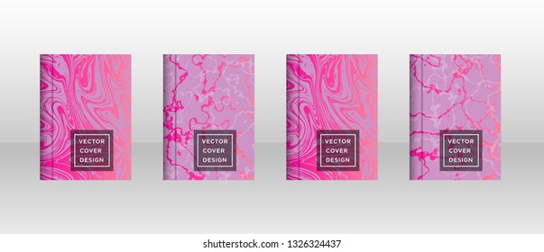 Mixture of acrylic paints. Liquid marble texture. Fluid art. Applicable for design cover, presentation, invitation, flyer, annual report, poster and business card, desing packaging - Vector