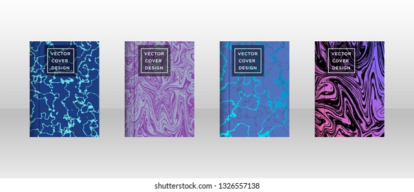 Mixture of acrylic paints. Liquid marble texture. Fluid art. Applicable for design cover, presentation, invitation, flyer, annual report, poster and business card, desing packaging - Vector