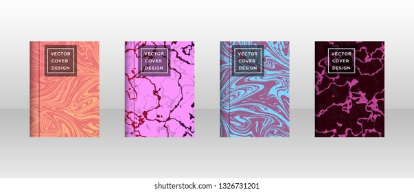 Mixture of acrylic paints. Liquid marble texture. Fluid art. Applicable for design cover, presentation, invitation, flyer, annual report, poster and business card, desing packaging - Vector