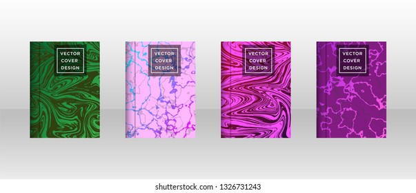 Mixture of acrylic paints. Liquid marble texture. Fluid art. Applicable for design cover, presentation, invitation, flyer, annual report, poster and business card, desing packaging - Vector