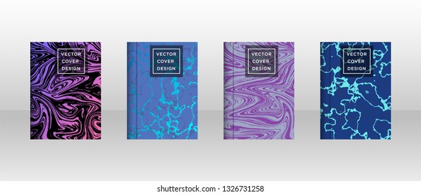 Mixture of acrylic paints. Liquid marble texture. Fluid art. Applicable for design cover, presentation, invitation, flyer, annual report, poster and business card, desing packaging - Vector