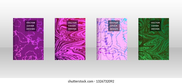 Mixture of acrylic paints. Liquid marble texture. Fluid art. Applicable for design cover, presentation, invitation, flyer, annual report, poster and business card, desing packaging - Vector