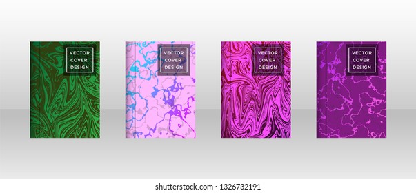 Mixture of acrylic paints. Liquid marble texture. Fluid art. Applicable for design cover, presentation, invitation, flyer, annual report, poster and business card, desing packaging - Vector