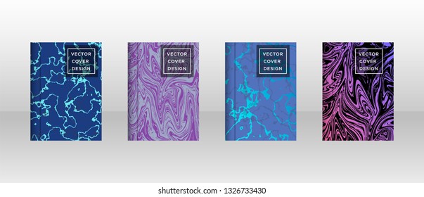 Mixture of acrylic paints. Liquid marble texture. Fluid art. Applicable for design cover, presentation, invitation, flyer, annual report, poster and business card, desing packaging - Vector
