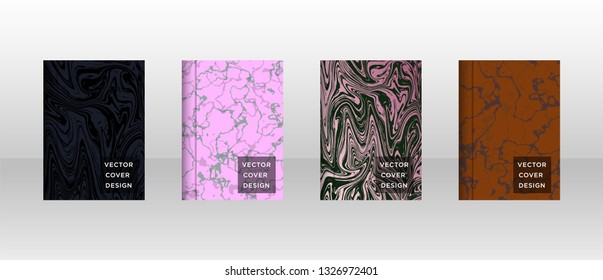 Mixture of acrylic paints. Liquid marble texture. Fluid art. Applicable for design cover, presentation, invitation, flyer, annual report, poster and business card, desing packaging - Vector