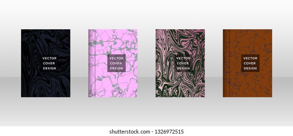 Mixture of acrylic paints. Liquid marble texture. Fluid art. Applicable for design cover, presentation, invitation, flyer, annual report, poster and business card, desing packaging - Vector