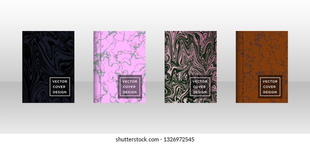 Mixture of acrylic paints. Liquid marble texture. Fluid art. Applicable for design cover, presentation, invitation, flyer, annual report, poster and business card, desing packaging - Vector
