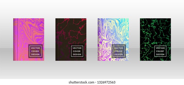 Mixture of acrylic paints. Liquid marble texture. Fluid art. Applicable for design cover, presentation, invitation, flyer, annual report, poster and business card, desing packaging - Vector