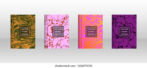 Mixture of acrylic paints. Liquid marble texture. Fluid art. Applicable for design cover, presentation, invitation, flyer, annual report, poster and business card, desing packaging - Vector