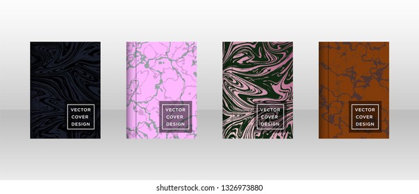 Mixture of acrylic paints. Liquid marble texture. Fluid art. Applicable for design cover, presentation, invitation, flyer, annual report, poster and business card, desing packaging - Vector